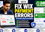 fix wix payment gateway integration errors checkout page issue fix